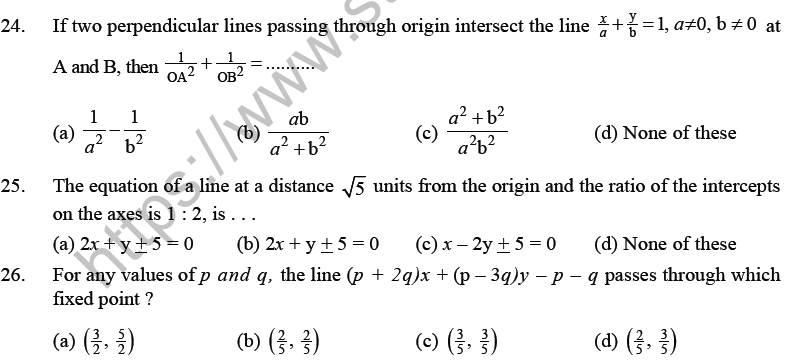 jee-mathematics-straight-lines-mcqs-set-b-multiple-choice-questions